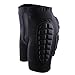 BeneU Unisexs Outdoor Sports Snowboard Skating Skiing Padded Short Protective Hip Butt Pad Protection Drop Resistance Roller Compression Shorts Pants (Size:L)