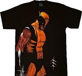  : X-men Wolverne Clawstraphobic Black T-shirt Tee