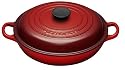 Le Creuset Cast Iron Shallow Casserole, Cerise, 26 cm