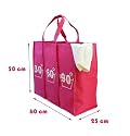 WÄSCHETASCHE WÄSCHESAMMLER WÄSCHESORTIERER WÄSCHEBOX WÄSCHE TASCHE SAMMLER SORTIERER BOX PINK