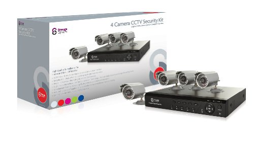 Storage Options 52834 Home/Business Security & Surveillance System 1TB 4 Channel DVR & 4 Outdoor IR Night Vision CCTV Camera Kit Storage Options 52834 Home/Business Security & Surveillance System 1TB 4 Channel DVR & 4 Outdoor IR Night Vision CCTV Camera Kit