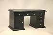 Dollhouse Miniature Black Painted Desk