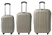Produkt-Bild: Kofferset 3 tlg. Trolley-Set Reisekoffer ABS Hartschale DELOS beige