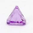 Translucent Precision 5 sided Dice, Amethyst (purple) with numbers, no ink