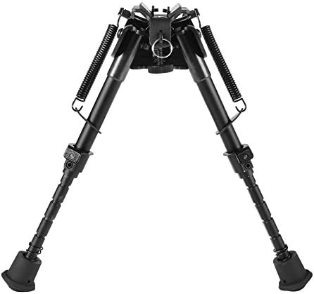 SOUFORCE 6 Inch to 9 Inch Adjustable Spring Return Sniper Hunting Tactical Heavy Duty 50 Degree swivel tilt-level Pivot