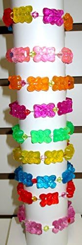 Gummy Bear Jewelry Candy Inspired Stretch Bracelet Red