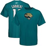 NFL Reebok Blaine Gabbert Jacksonville Jaguars #11 Scrimmage Gear Player T-Shirt - Teal (XX-Large)