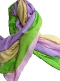 Women's Light-weight Cashmere Silk Shawl Wrap Scarf 20 W 76 L in 4 Color Options