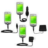 Road Warrior Kit for the HTC PANDA includes a Car & Wall Charger AND USB cable AND Battery Extender - Gomadic Brand w/ TipExchange Technology
