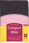 Holy Bible: New Living Translation, Tutone Pink-Brown Leather, Compact, Promotional
