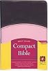 Holy Bible: New Living Translation, Tutone Pink-Brown Leather, Compact, Promotional