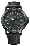 BOSS Black Round Rubber Strap Watch