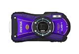 Pentax Optio WG-1 Digital Camera - Purple (14MP, 10m Water Proof, 1.5m Shock Proof,  5 x Wide Angle Optical Zoom) 2.7 inch LCD