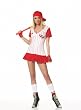 5Pc Baseball Player 69 Hat Gloves Inflatable Bat Dress