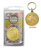 Washington Nationals Bronze Team Keychain