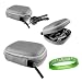 Apple iPhone 4 Earphone Case with Inner Pocket, and Convenient Attachable Key Chain + Live * Laugh * Love VG Silicon Wrist Band!!!