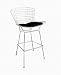 Bertoia Style Steel Wire Mesh Bar Stool with Pad Image
