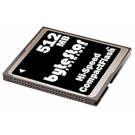 ByteStor 512MB Hi-Speed  CompactFlash(40x)