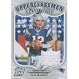 Tom Brady 2007 Topps Draft Picks and Prospects #UC-TB 'Underclassmen Class of 2000' Game Used Jersey (White Jersey Swatch) Insert Card.