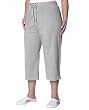 Danskin Women's Plus Size Cotton Drawstring Crop Pant