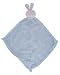 Chenille Bunny Baby Security Blanket (Blue,No Size)