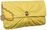 Melie Bianco S9-203 Clutch,Yellow,one size