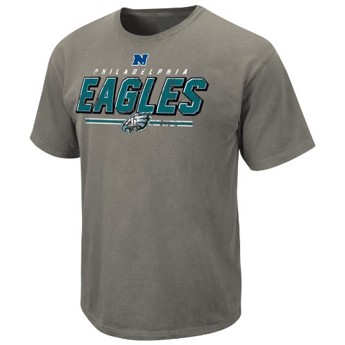 NFL Men's Philadelphia Eagles Vintage Roster II Short Sleeve Pigment Dye Tee (Pigment Pepper, Medium)