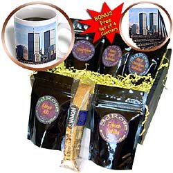 World Trade Center - World Trade Center - Coffee Gift Baskets - Coffee Gift Basket by 3dRose LLC
