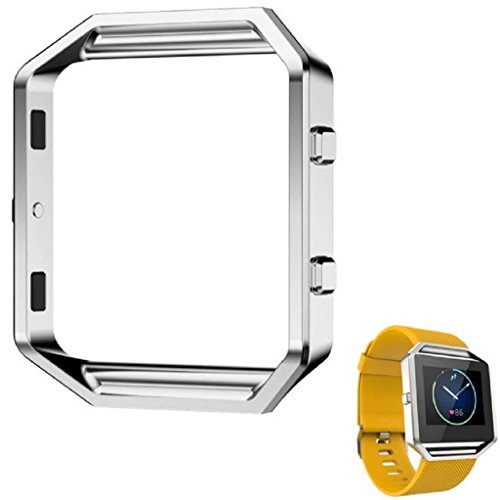 Fitbit Blaze Band Frame,Gersymi Tech Replacement Accessory Steel Metal Bands Frame for Fit bit Blaze Smart Watch