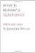 What Is Honor?: A Question of Moral Imperatives