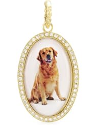 HELLMUTH 14K Yellow Gold 0.8 CTW Color G-H SI1 Diamond Women Pendant. Length 49 mm. Total Item weight 22.9 g.