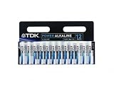 Electronics : TDK Lr 6 Alkaline Batteries (12)