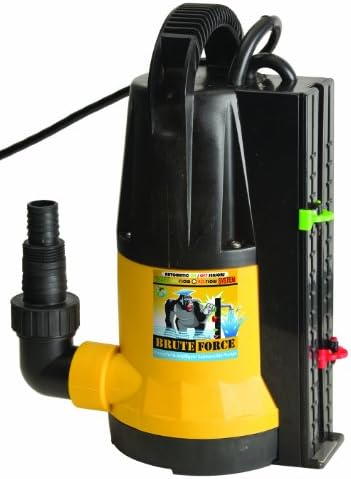 Dirt Defender 2450 GPH In-Ground Pool Winter Cover Pump w/ Base - Auto On/Off