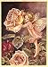 Rose Flower Fairy Wood Mounted Rubber Stamp