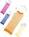 New Orange 80s Punk Rock Fishnet Fingerless Long Gloves