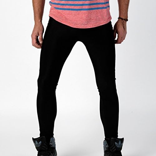 Meggings Man Clothing mens Black Basic Meggings Medium