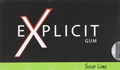 Explicit Gum Sour Lime (12 Packs)