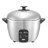 Sunpentown SC-886 Stainless Steel 3-Cup Cooker and Steamer