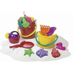 Sand Pail with Toys [Beach Toy]