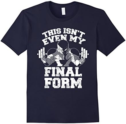 Men's Gym Shirts: This isn't even my Final Form T-shirt Large Navy