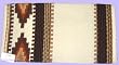 Mayatex Saddle Blanket - Cowtown - Cream and Chestnut