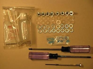 Xbox 360 Repair Kit XCLAMP 3 Red Light Fix X-Clamp RROD Red Ring Complete - Hardware Thermal Paste T8 T10 Handled Torx Screwdrivers & Custom Precision Screwdriver CPU Cleaner