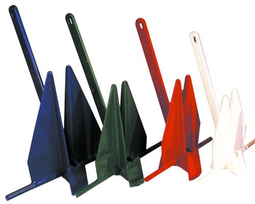 Poly Coated Fluke Anchor White