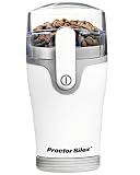 Proctor Silex Plus 80330 Removable Chamber Grinder, White