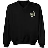 NCAA Charlotte 49ers Logo Applique Microfiber Windshirt - Black (Small)