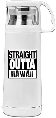 Straight Outta Hawaii Stainless Steel Insulated With Lid Cup Vacuum Mug