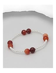 Stretch bracelet In Sterling Silver Bracelet