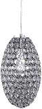 Honsel Leuchten 61651 Honsel Pendelleuchte chrom Acryl klar