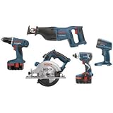 Bosch CPK51-18 18-Volt 5-Tool Cordless Combo Kit