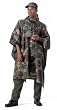 Woodland Camouflage G.I. Plus Enhanced Military Rip-Stop Poncho